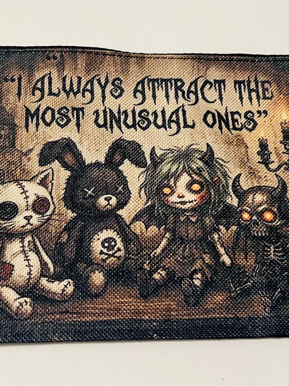 New Whimsy Goth Zipper Bag #185